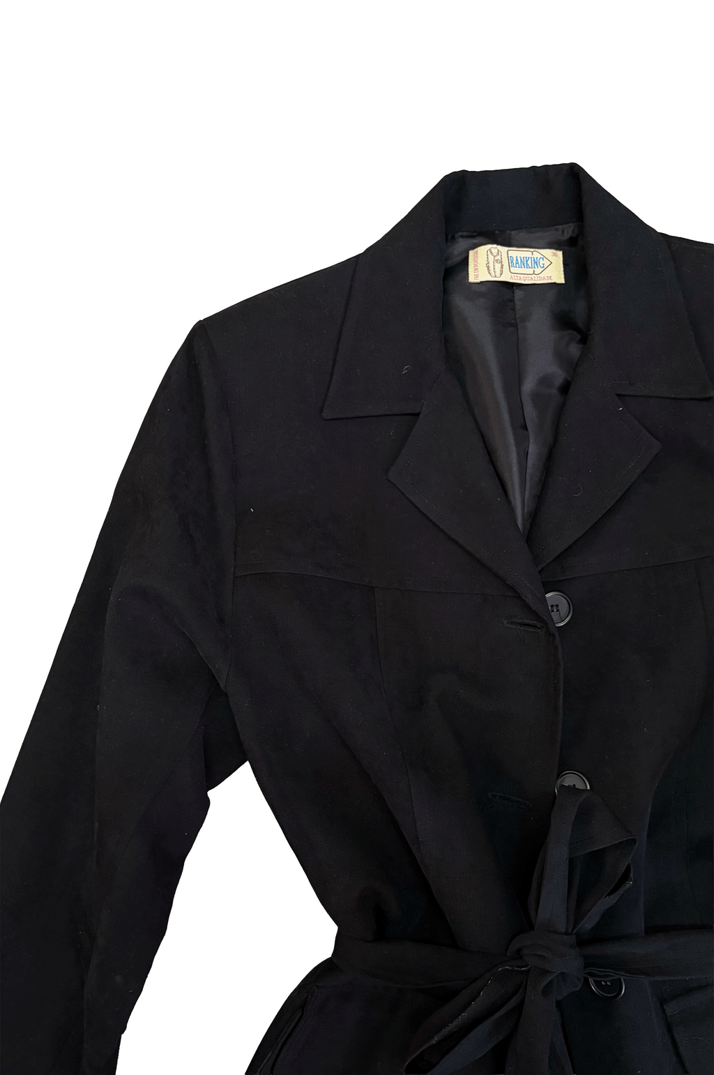 Casaco kimono preto