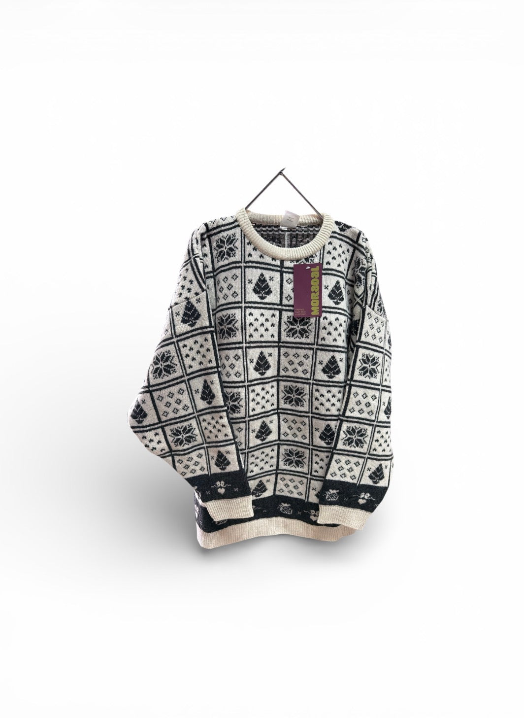 Camisola malha quadrados