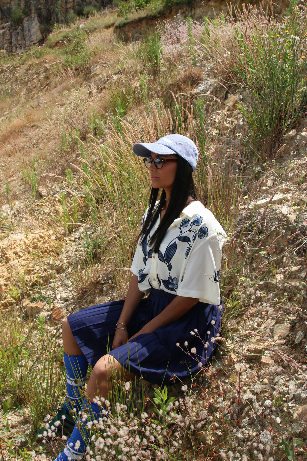 Saia plissada