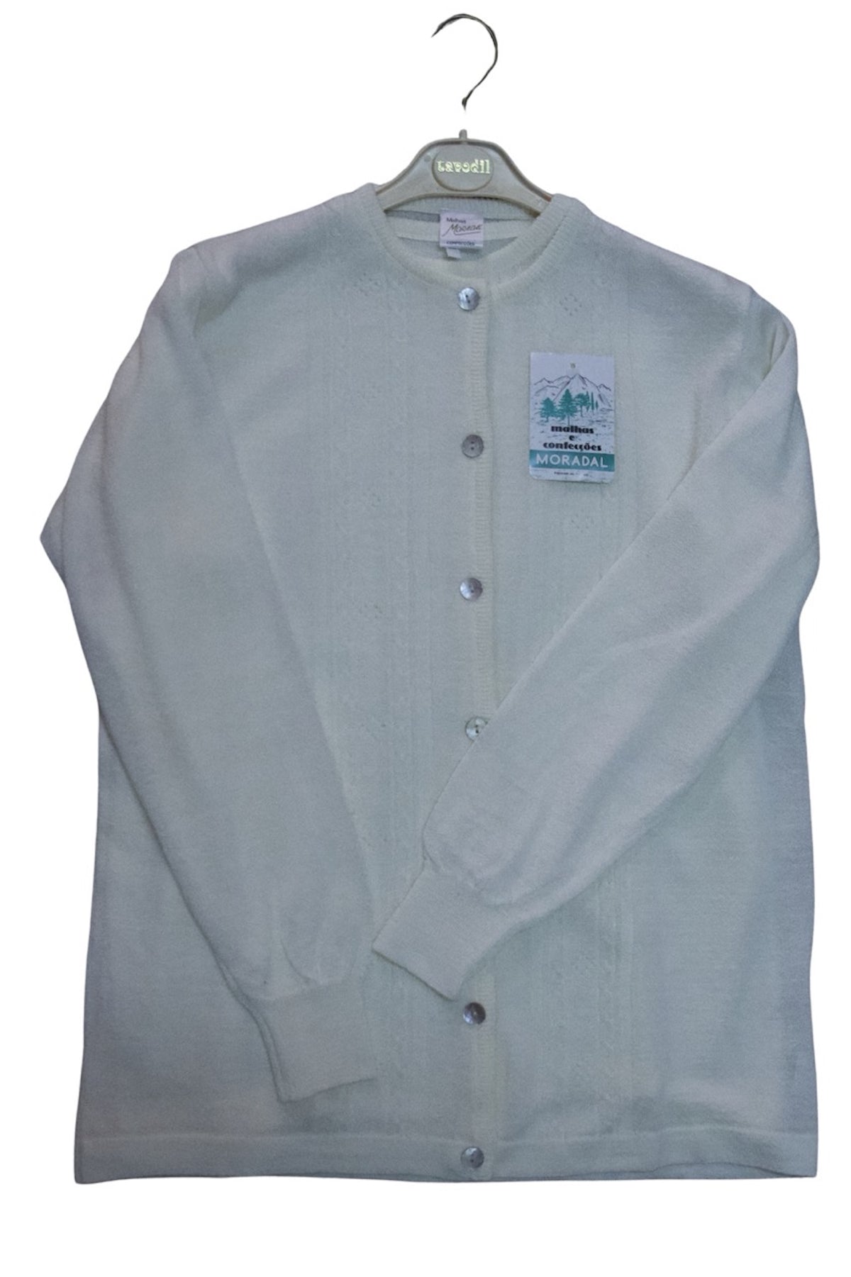 Conjunto de casaco e camisola de malha